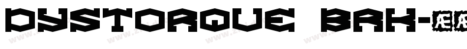 Dystorque BRK字体转换